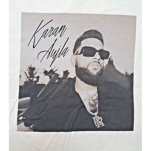 Karan Aujla Photo T-shirt Size Large Making Memories Singer Songwriter Canada
